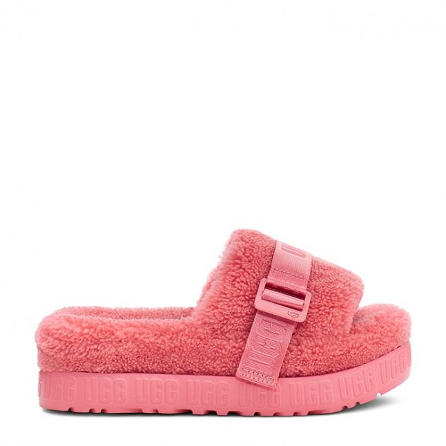 Pink ugg slides hotsell