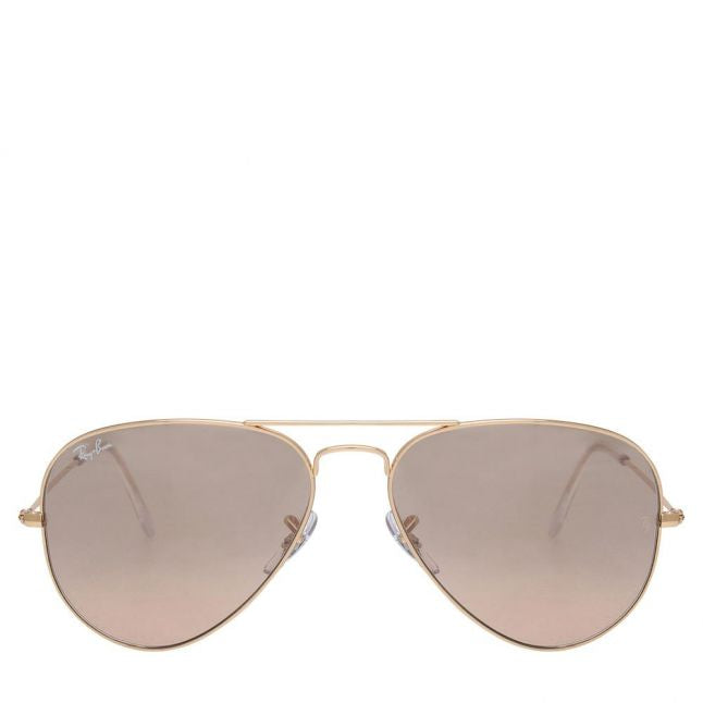 Pink reflective aviator sunglasses online