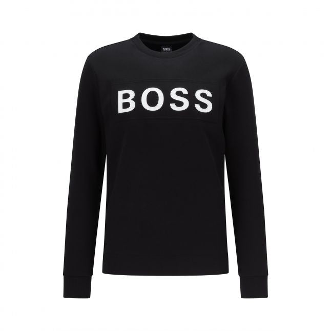 Mens black hugo boss sweatshirt sale