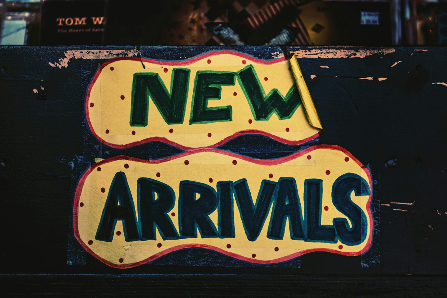 New Arrivals Sign Photo by Tim Mossholder