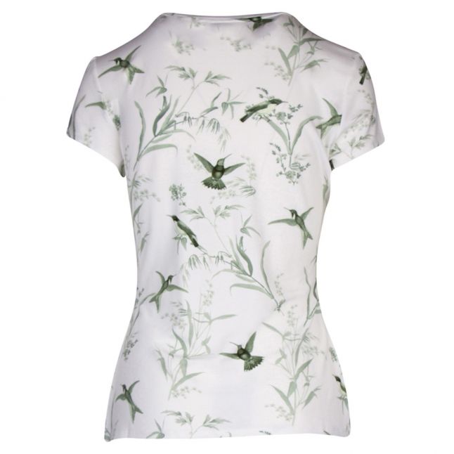 Womens White Yumelia Fortune Fitted S/s T Shirt