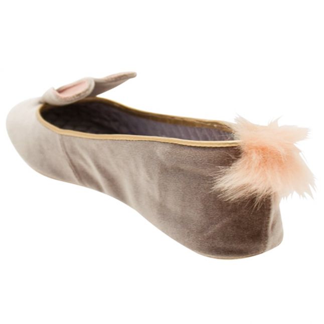 Womens Grey Bellamo Slippers