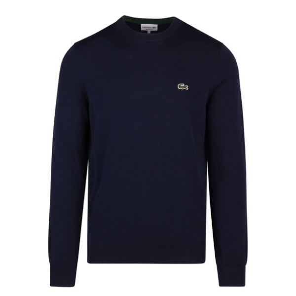 Mens Navy Crew Neck Knit