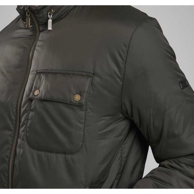 Mens Sage Winter Scarp Quilted Jacket