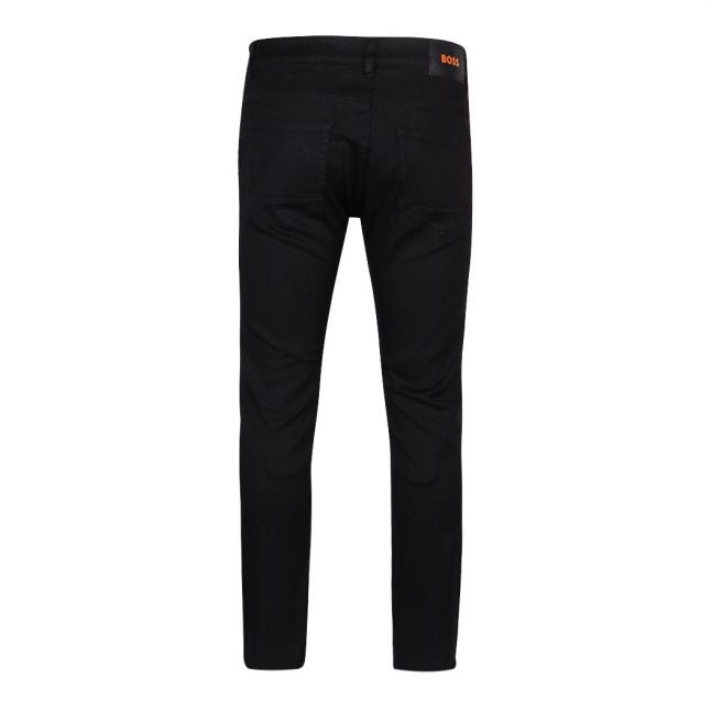 Mens Black Delaware Slim Jeans