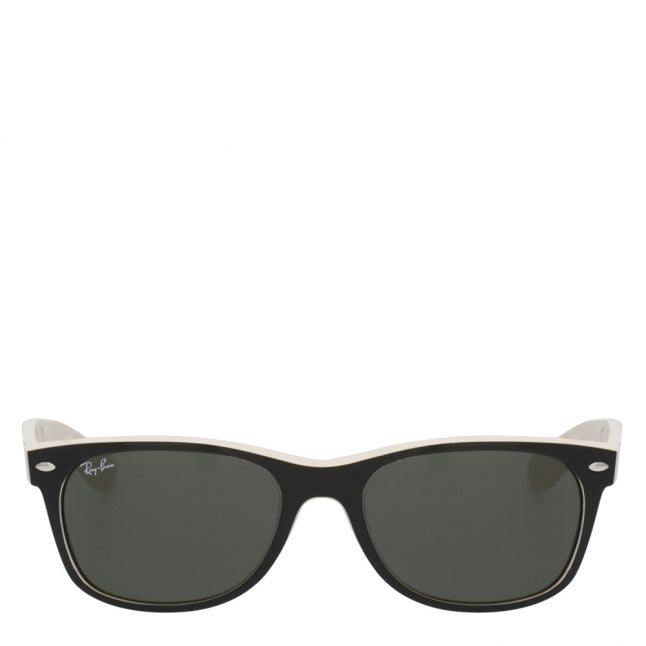 Top Black On Beige RB2132 New Wayfarer Sunglasses