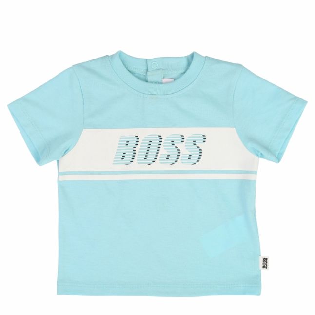 Toddler Turquoise Go Faster Logo S/s T Shirt