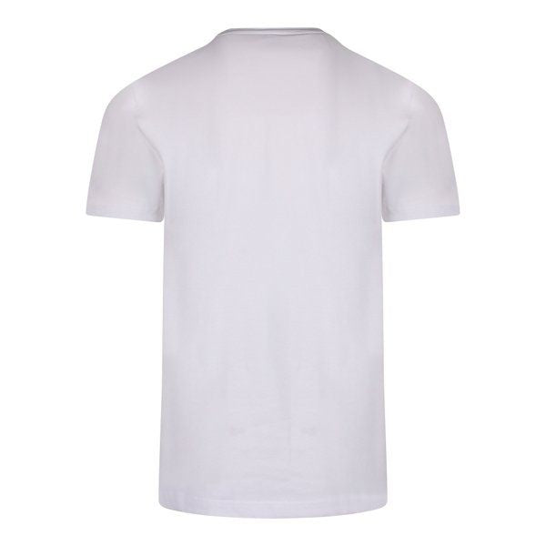 Mens White/Black S/s T-Shirt 2 Pack