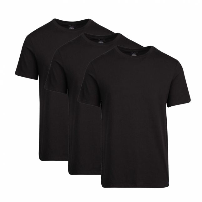 Mens Black 3 Pack Lounge S/s T Shirt Set