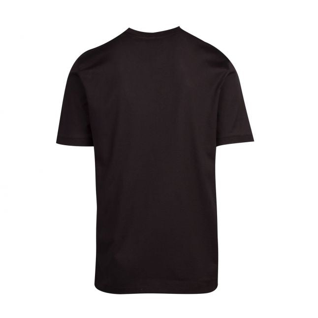 Mens Black Diragolino 212 Patch S/s T shirt