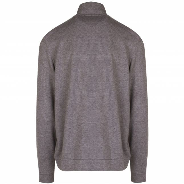 Mens Charcoal Decc Half Zip Sweat Top