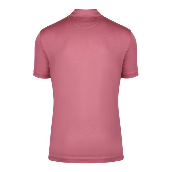 Mens Mid Pink Zeiter Slim Soft Touch S/s Polo