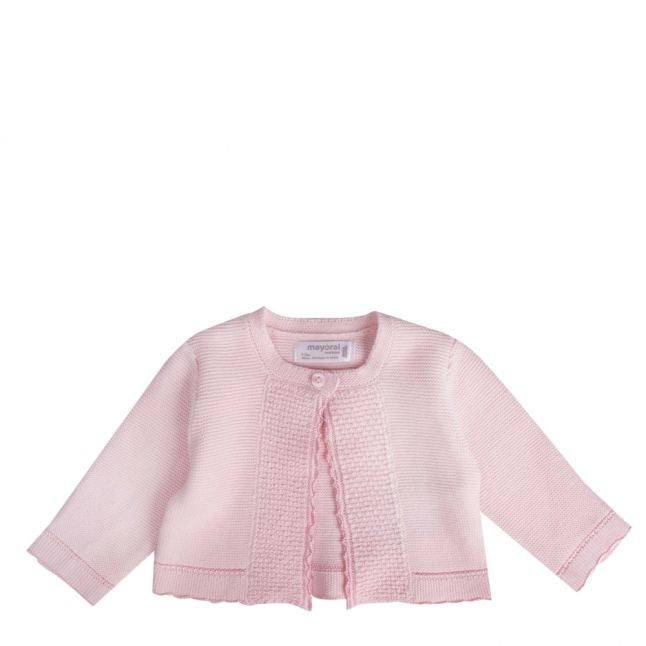 Baby Rose Basic Knitted Cardigan