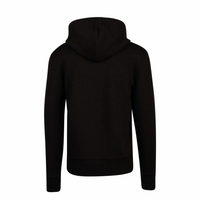 Athleisure Mens Black Sly Embossed Logo Hoodie