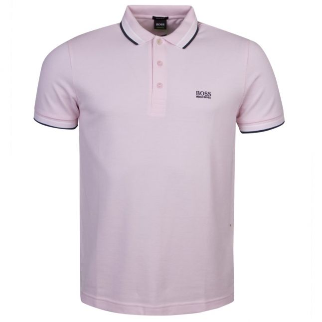 Athleisure Mens Open Pink Paddy Regular S/s Polo Shirt