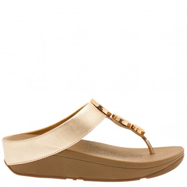 Womens Rose Gold Halo™ Toe Post Sandals