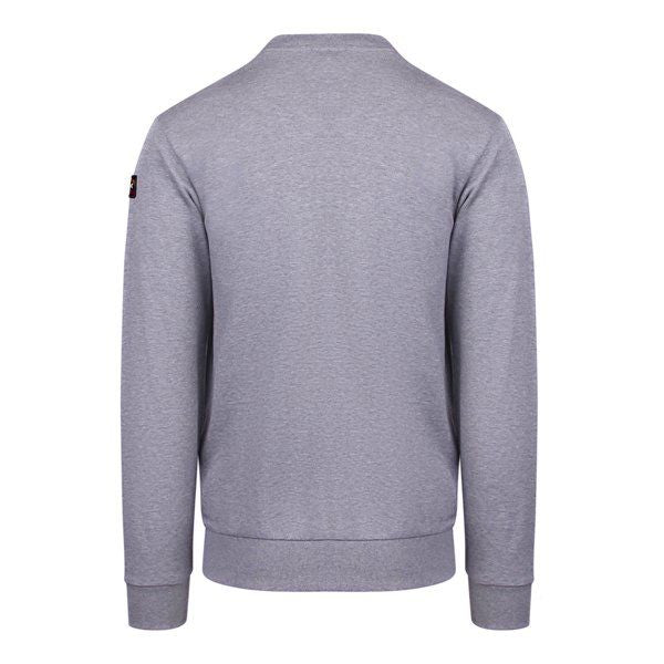 Mens Grey Melange Classic Crew Sweatshirt