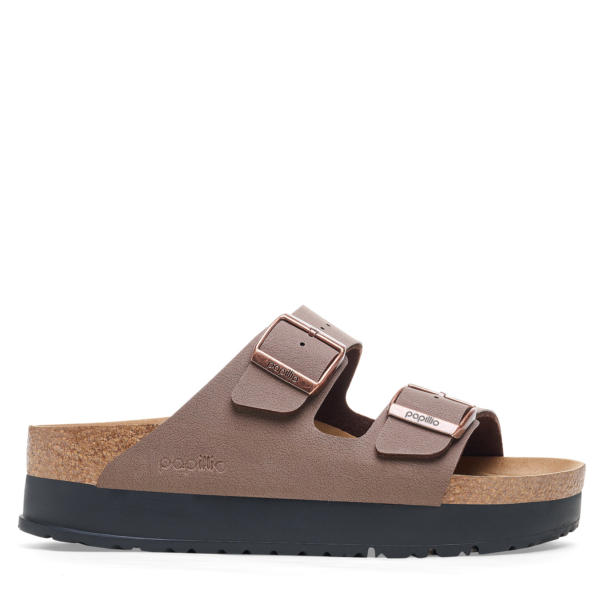 Womens Birkenstock Mocca Papillio Flex Platform Birko-Flor