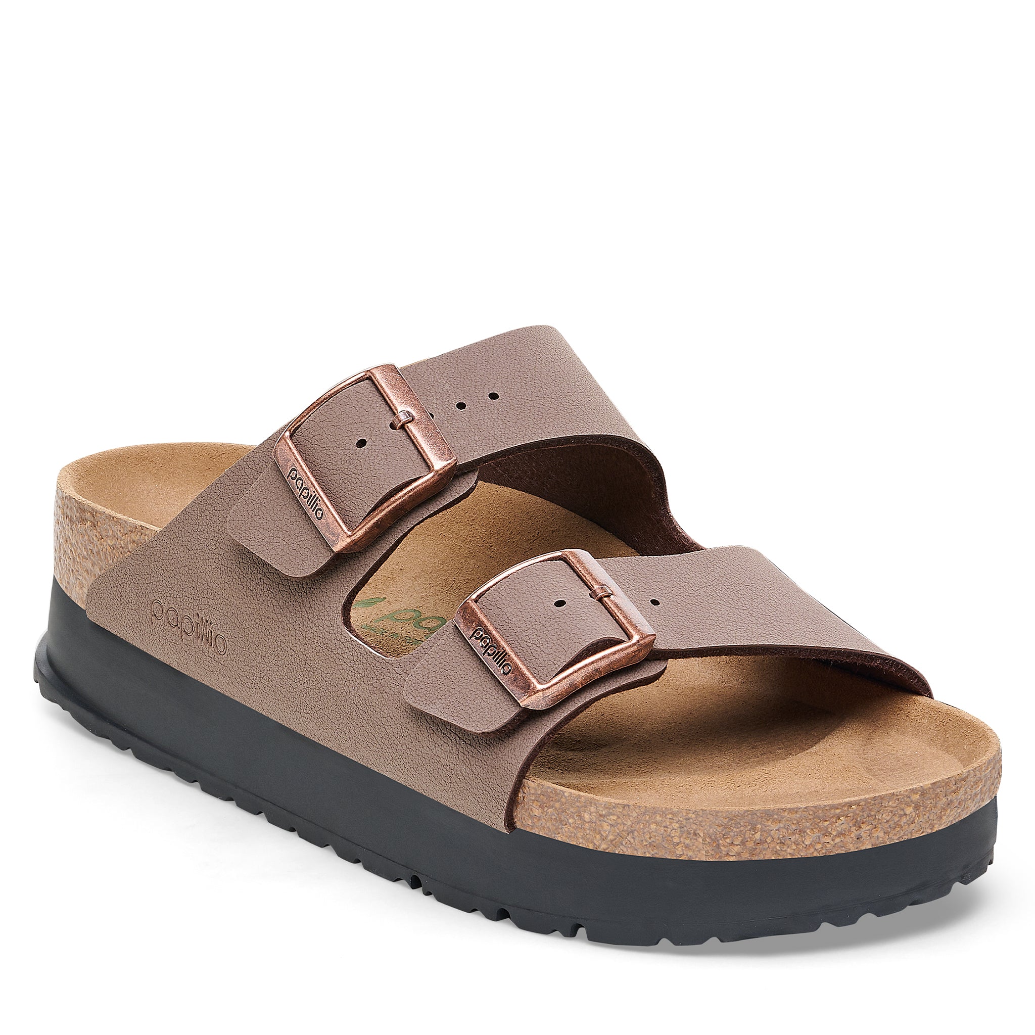 Womens Birkenstock Mocca Papillio Flex Platform Birko-Flor