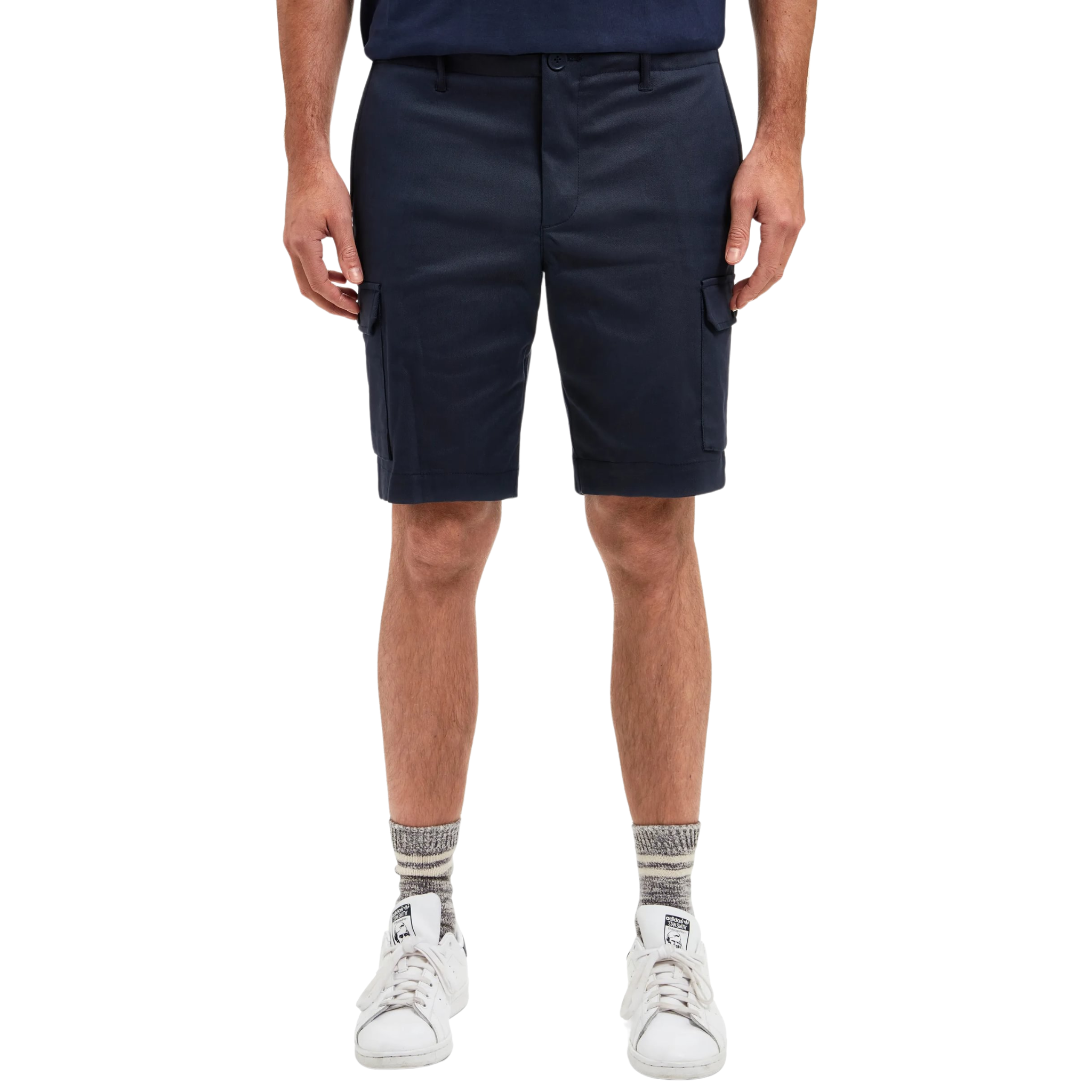 Mens Sealskinz Navy Brampton Cargo Shorts