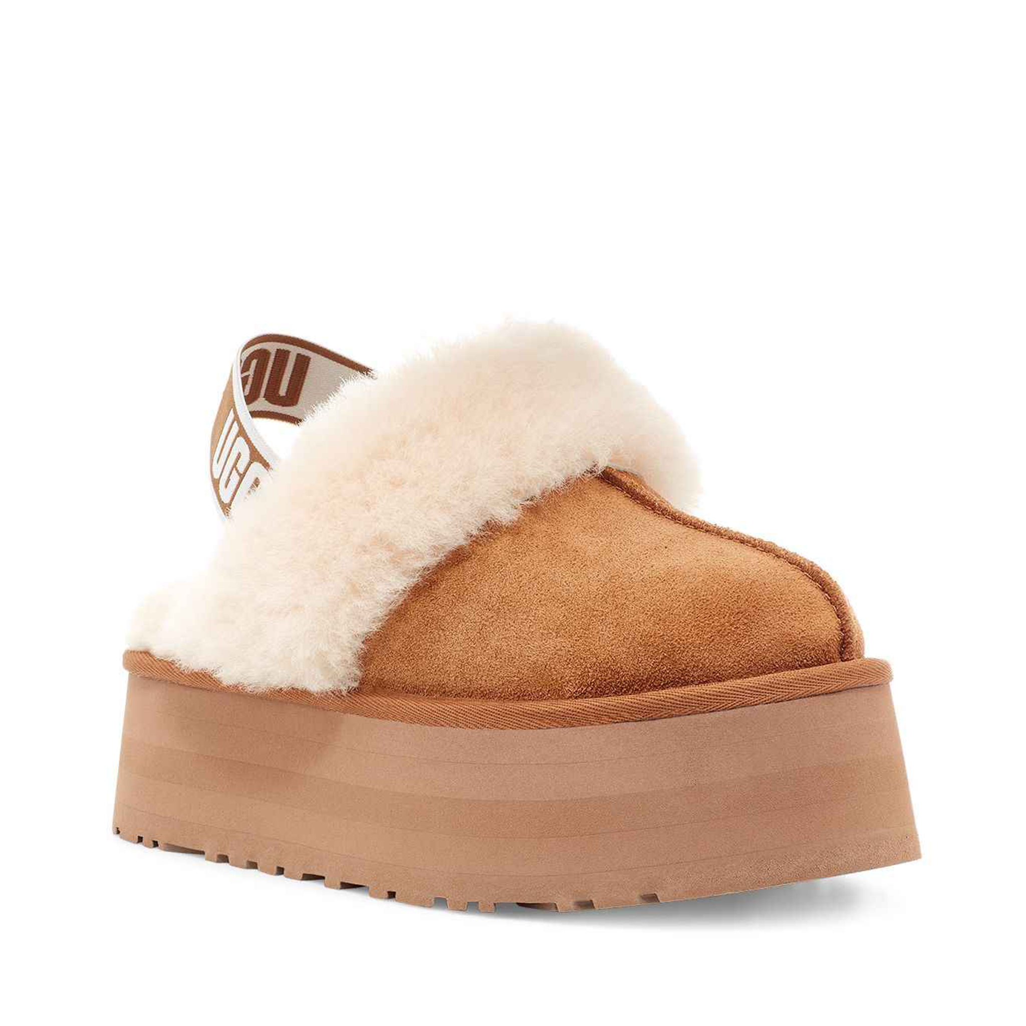 Womens UGG Chestnut Funkette Slippers