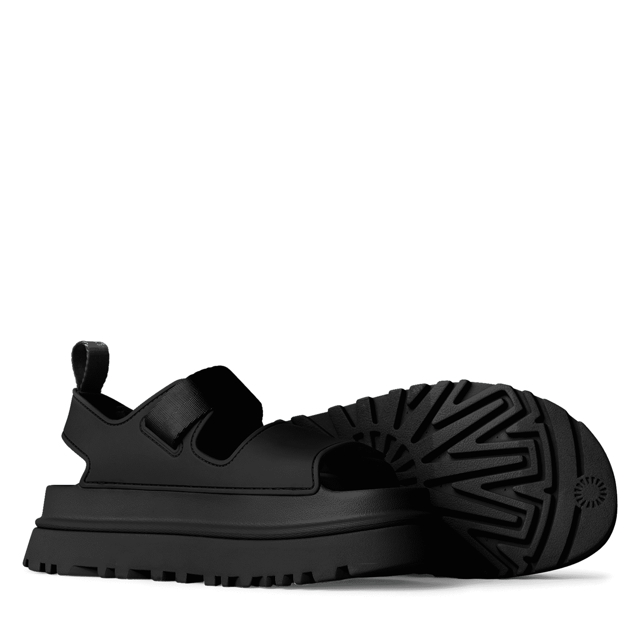 Womens UGG Black Goldenglow Sandals