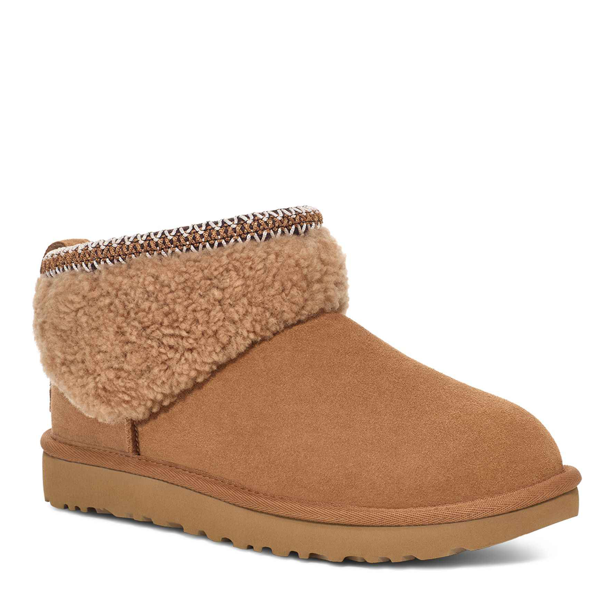 Womens UGG Chestnut Ultra Mini Maxi Curly