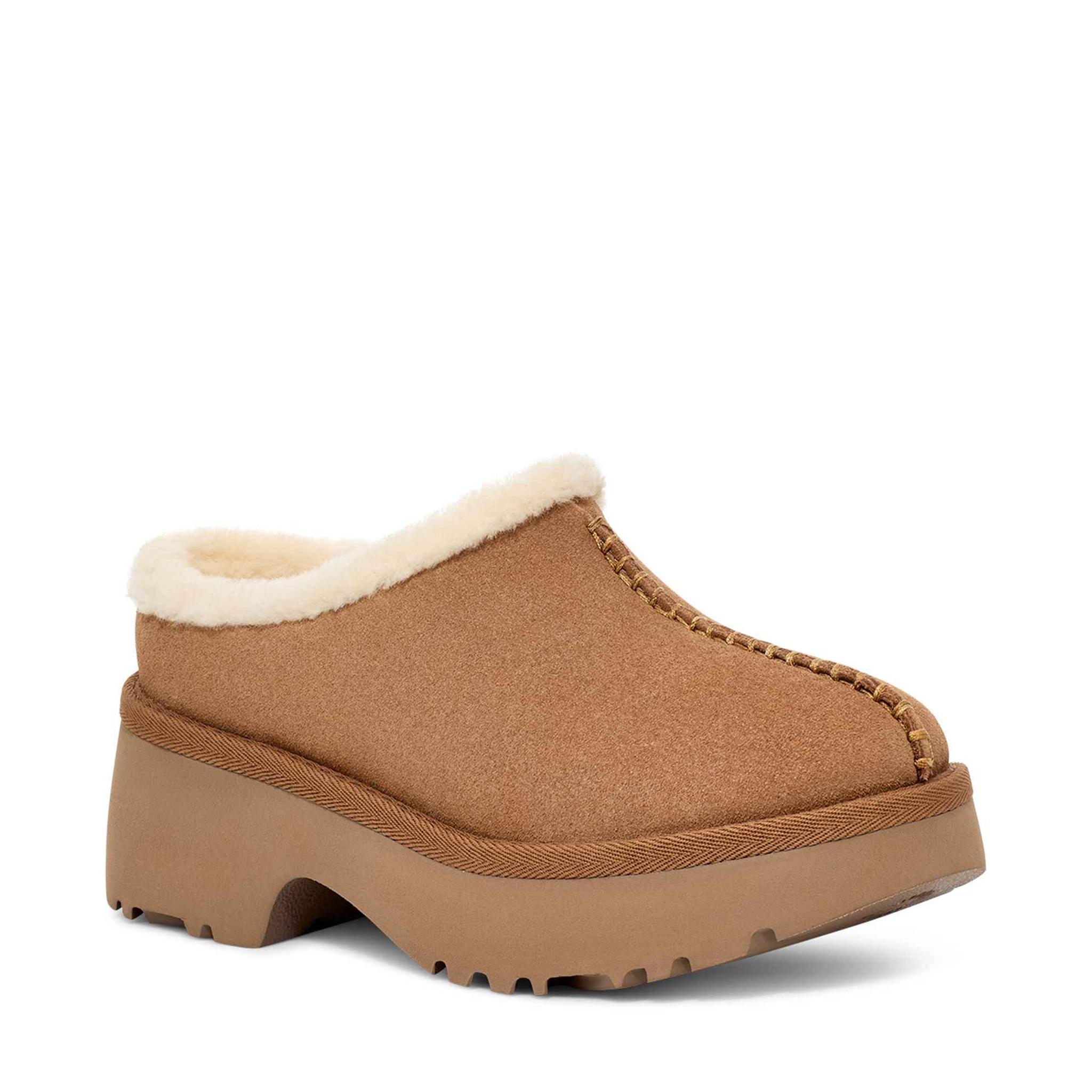 Womens UGG Chestnut New Heights Cozy Clog