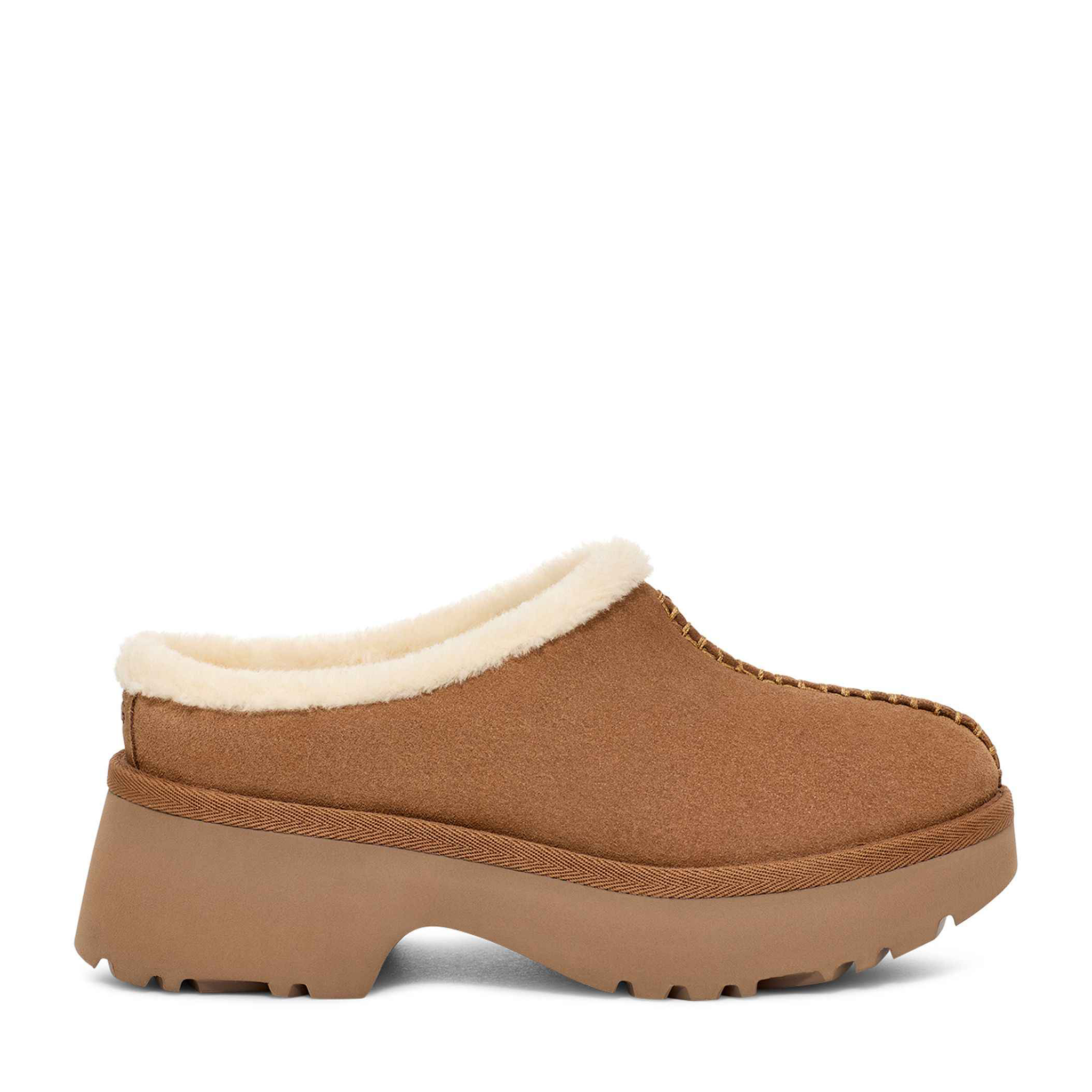 Womens UGG Chestnut New Heights Cozy Clog