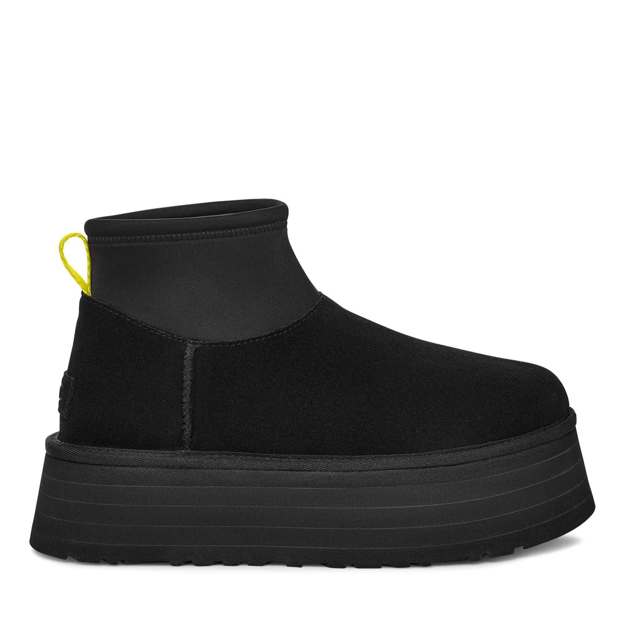 Womens UGG Black Classic Mini Dipper