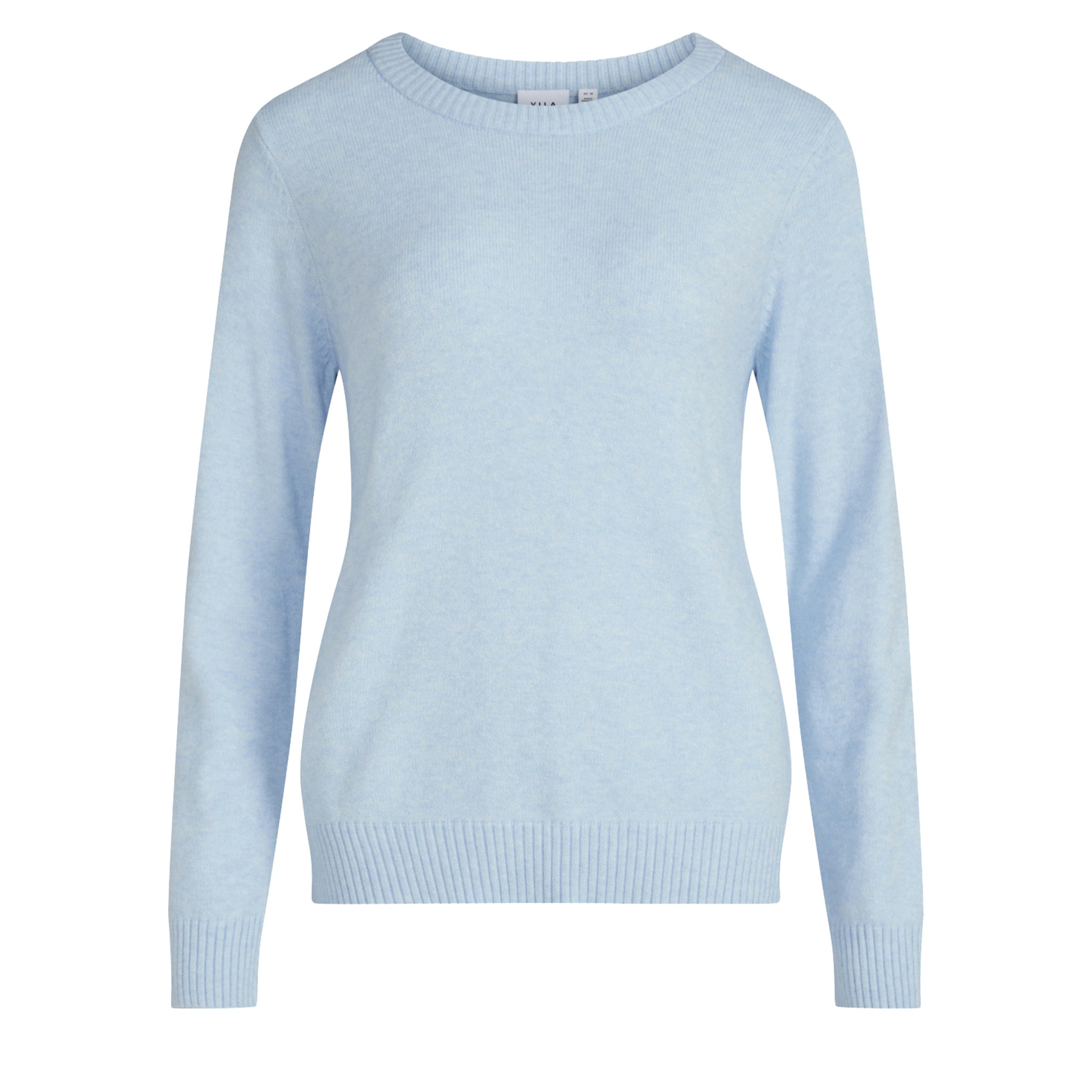 Womens Vila Kentucky Blue Viril Crew Knit Jumper