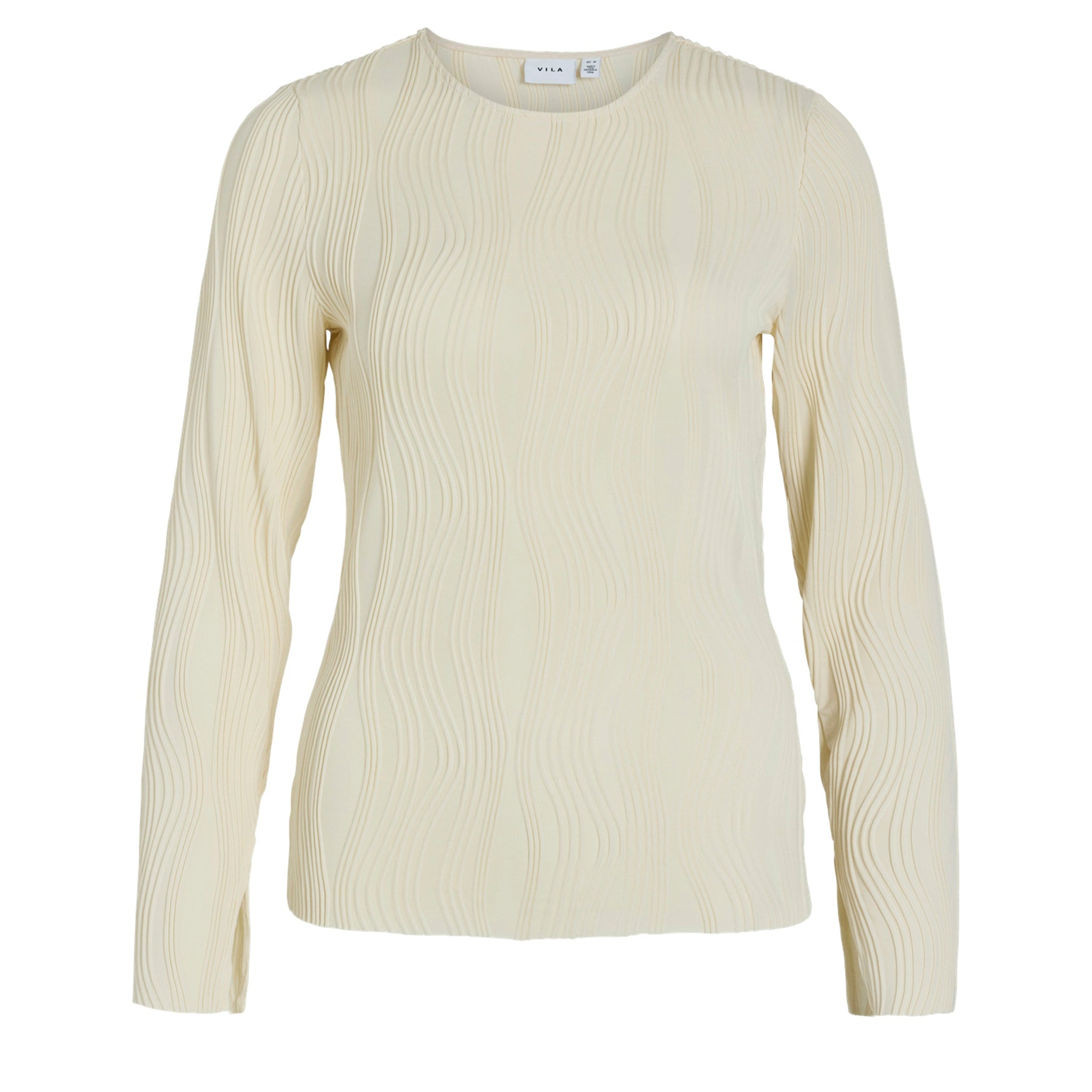 Womens Vila Birch Vinira Textured L/s Top