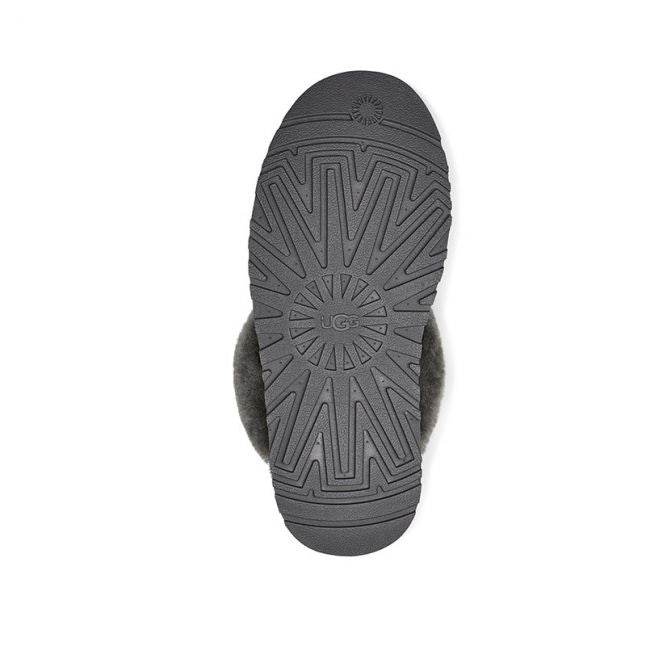 Womens Charcoal Disquette Slippers