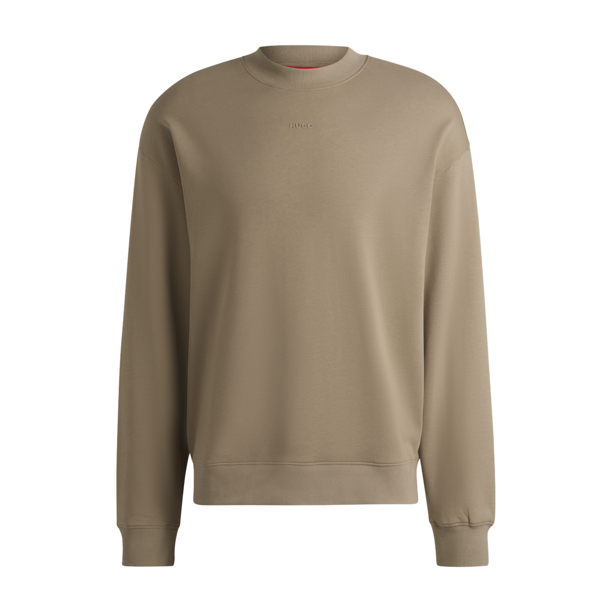 Mens HUGO Medium Brown Dapocrew Sweatshirt