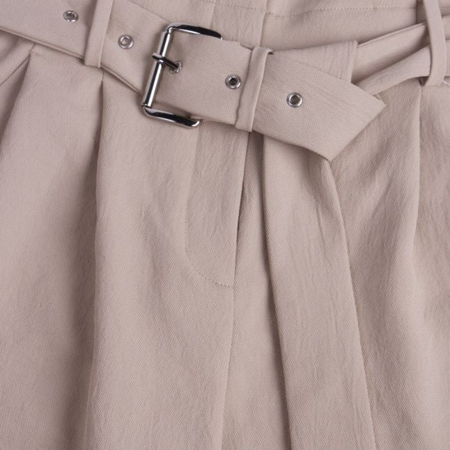 Womens Dune Paperbag Waist Culottes