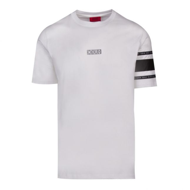 Mens White Durned-U6 S/s T Shirt