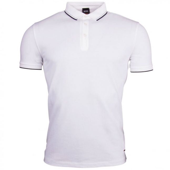 Casual Mens White Payout S/s Polo Shirt