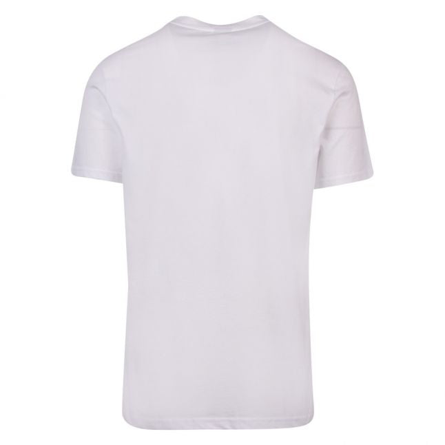 Mens White Big Logo Beach Regular Fit S/s T Shirt