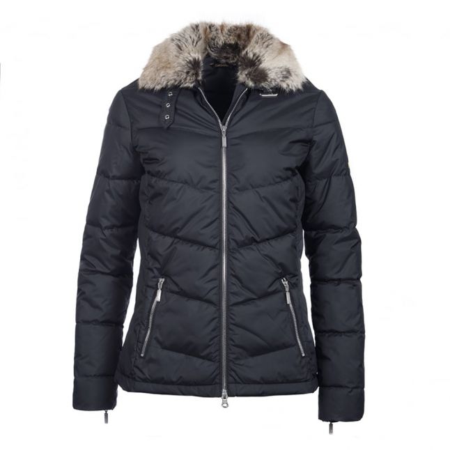 Womens Black Garvie Quilted Jacket