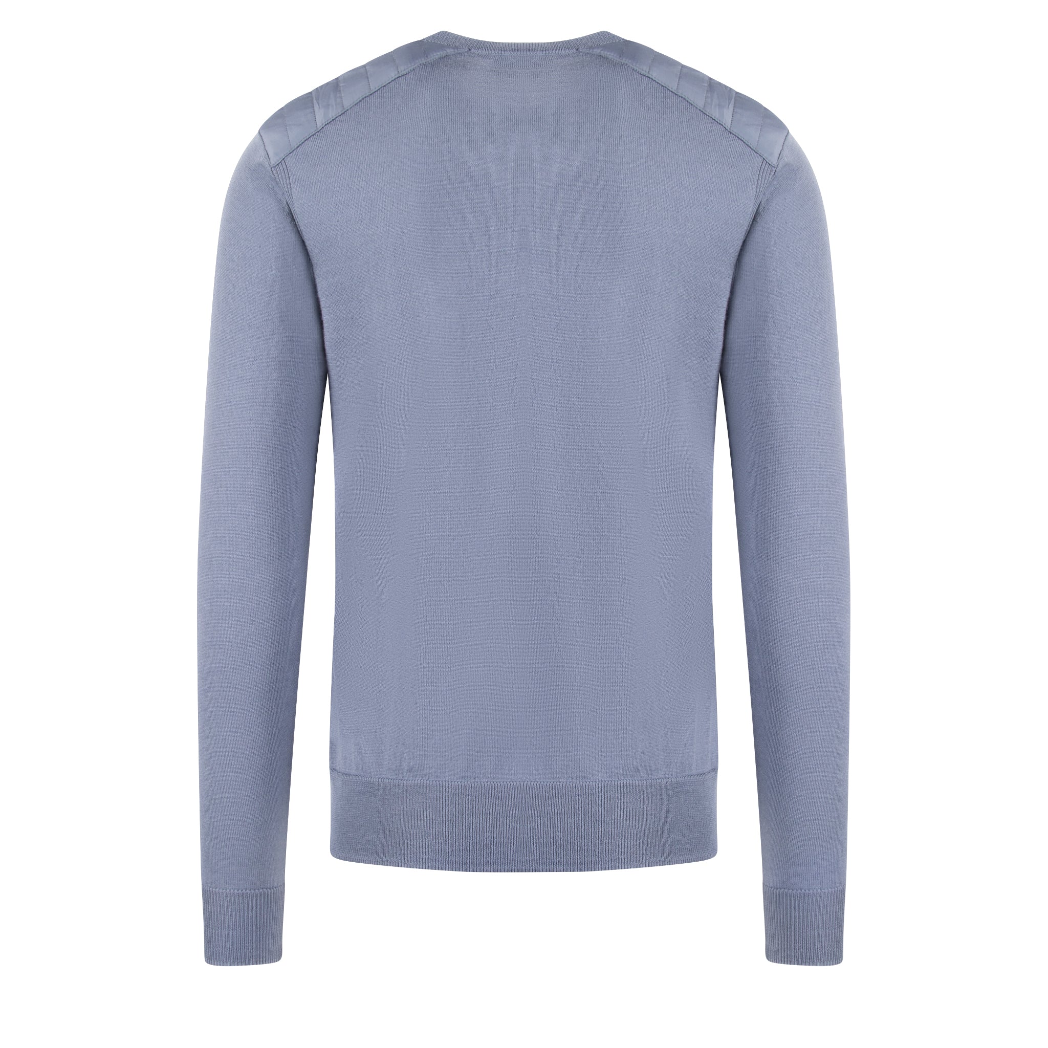 Mens Belstaff Blue Flint Kerrigan Crew Neck Knit