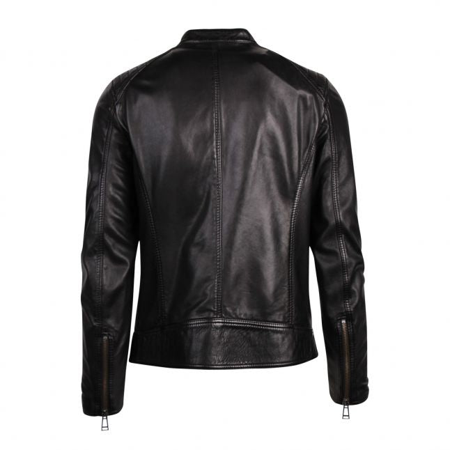 Mens Black V Racer 2.0 Belstaff Leather Jacket