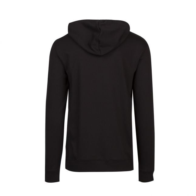 Mens Black Dangfall Logo Hooded Sweat Top