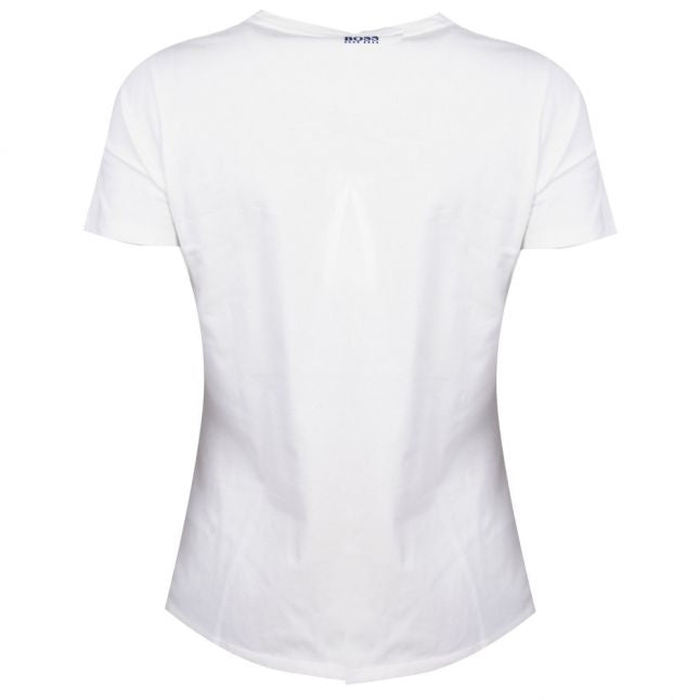 Casual Womens White Teround S/s T Shirt