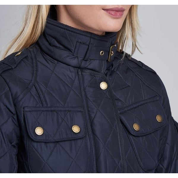 Womens Navy Love Tourer Polarquilt Jacket