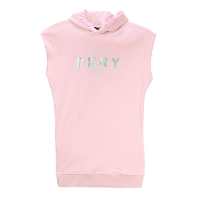 Girls Rose Logo Hooded Sweater Dress