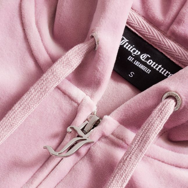 Womens Candy Pink Robertson Classic Zip Hoodie