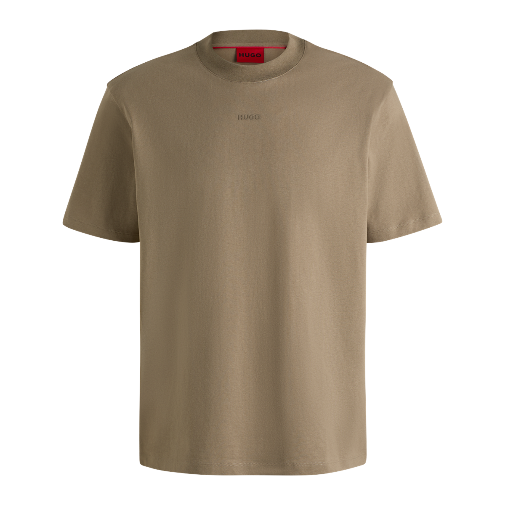 Mens HUGO Medium Brown Dapolino S/s T Shirt