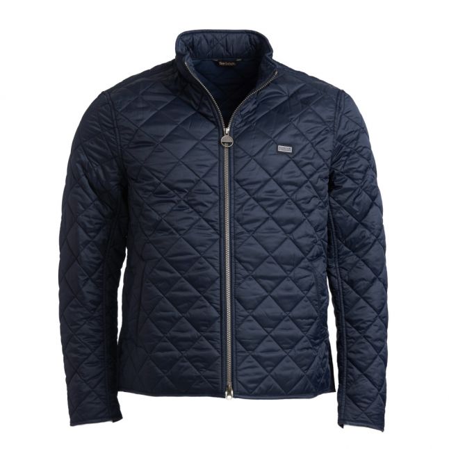 Mens Navy Gear Quilted Jacket