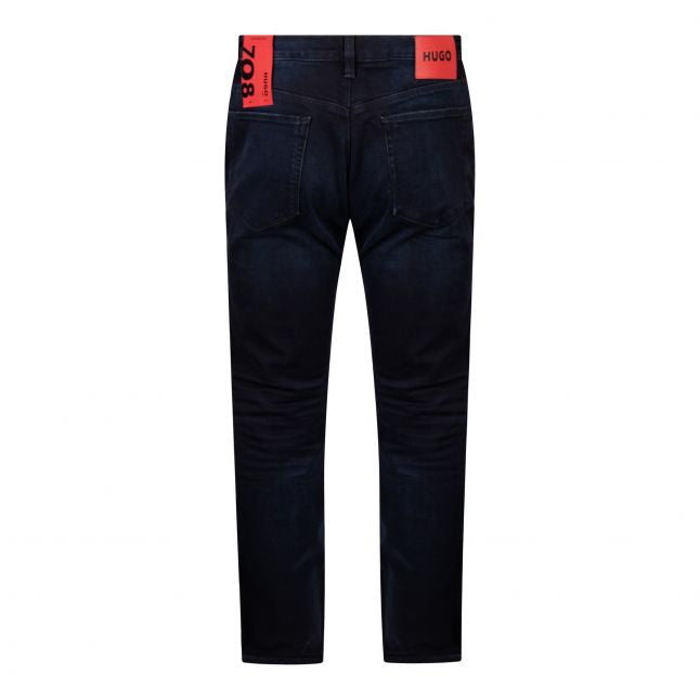 Mens Navy 708 Slim Fit Jeans