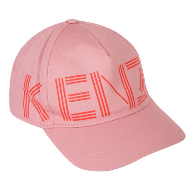 Girls Middle Pink Logo Cap